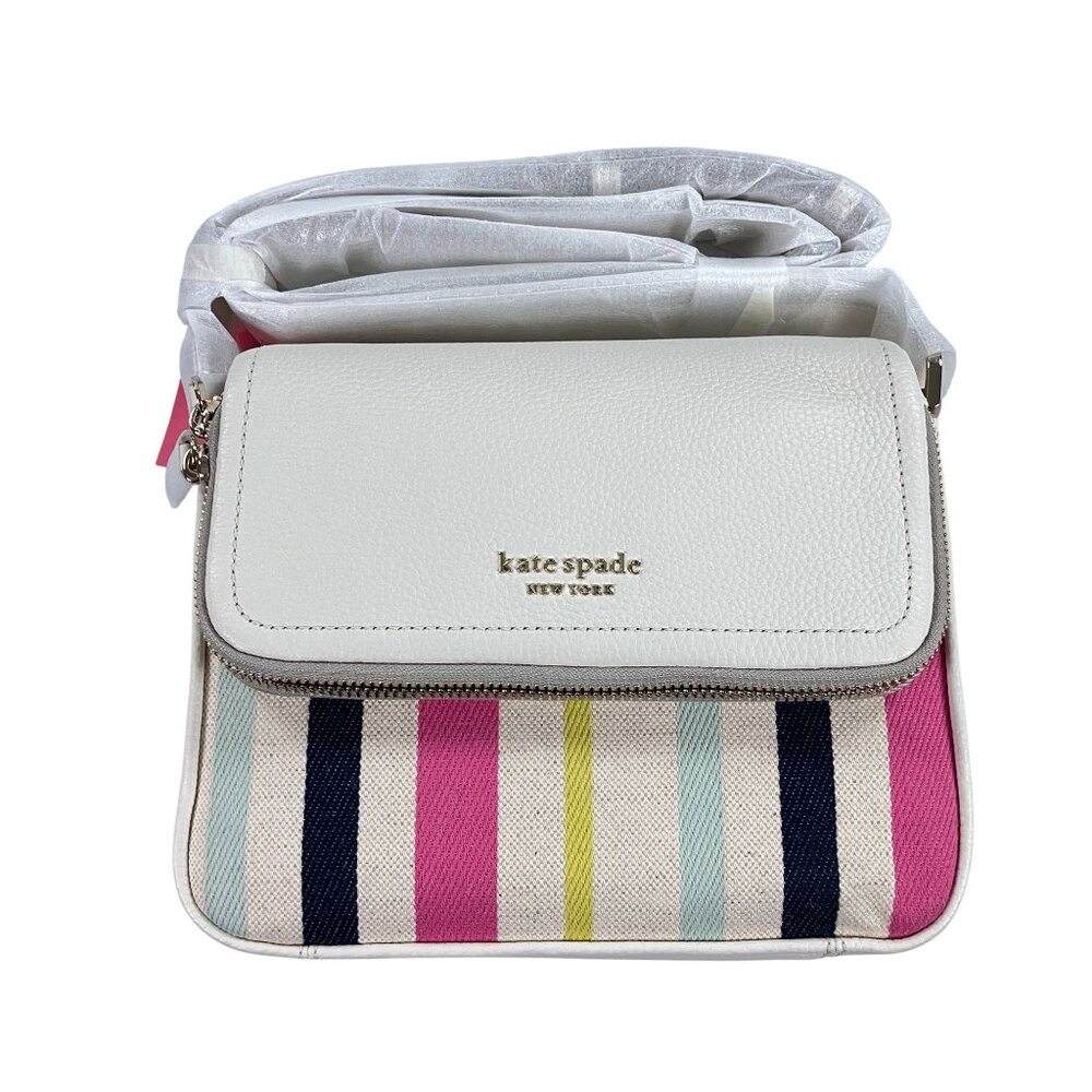 Kate spade Run Around Breezy Stripe Crossbody Bag NEW